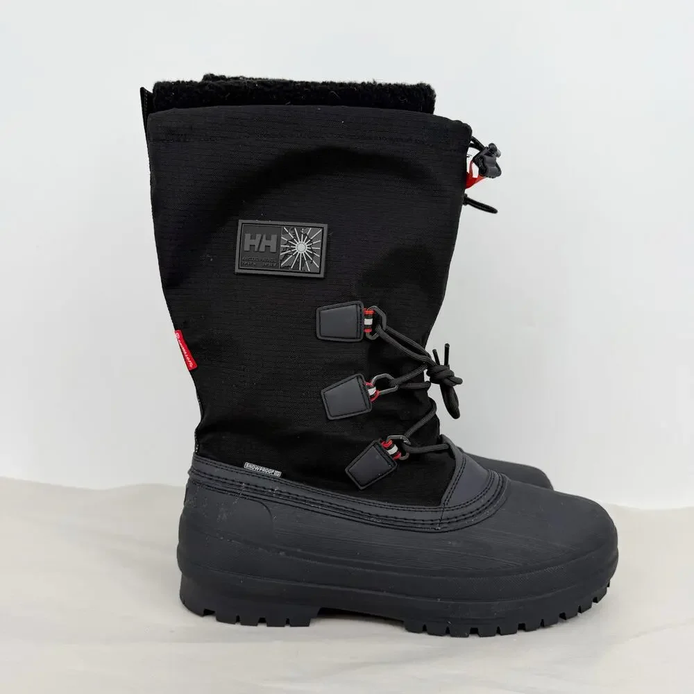 Helly Hansen Mens Arctic Patrol Hiking Boots US 12 EU 46.5 Black NWOB
